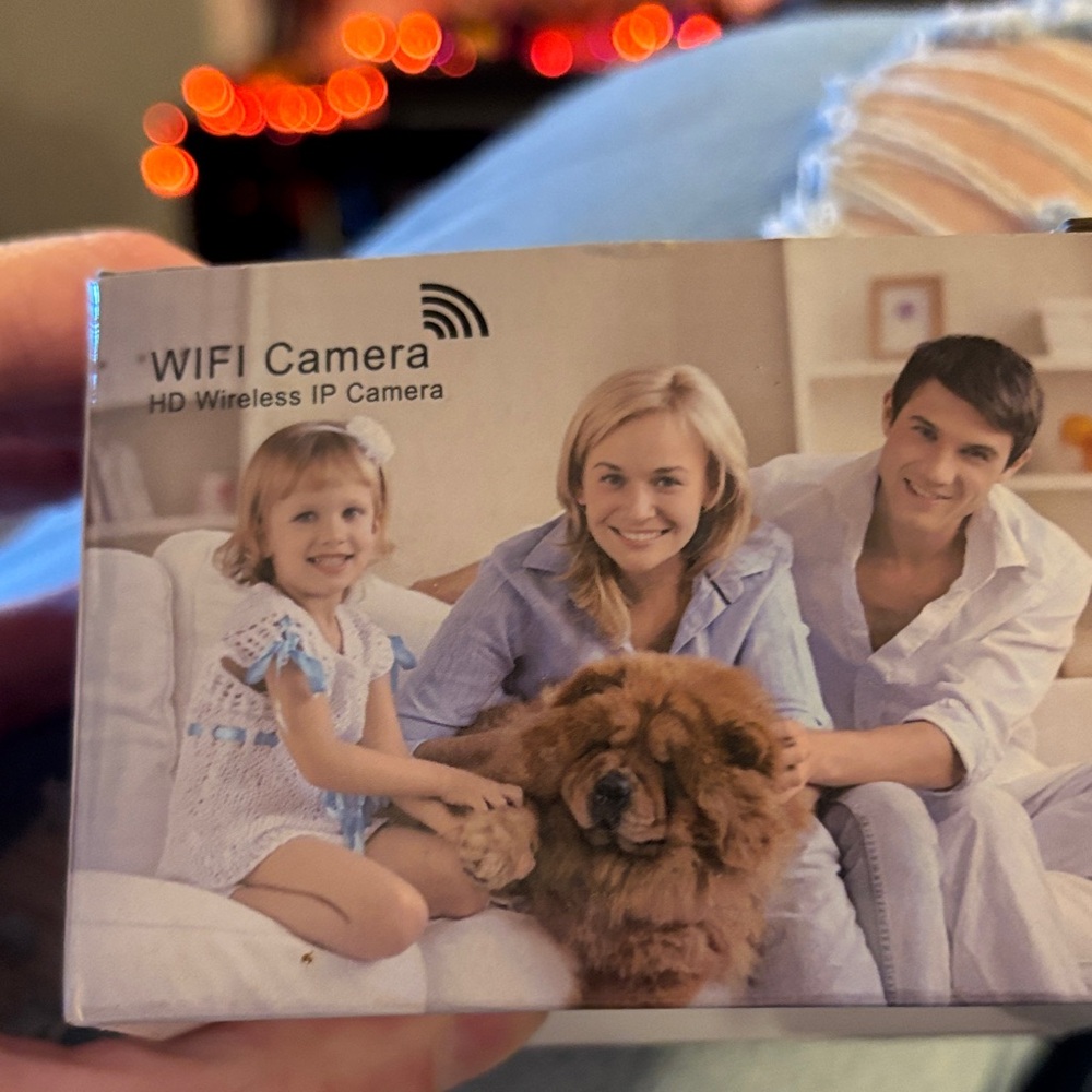 WiFi HD Wireless IP Camera - Black